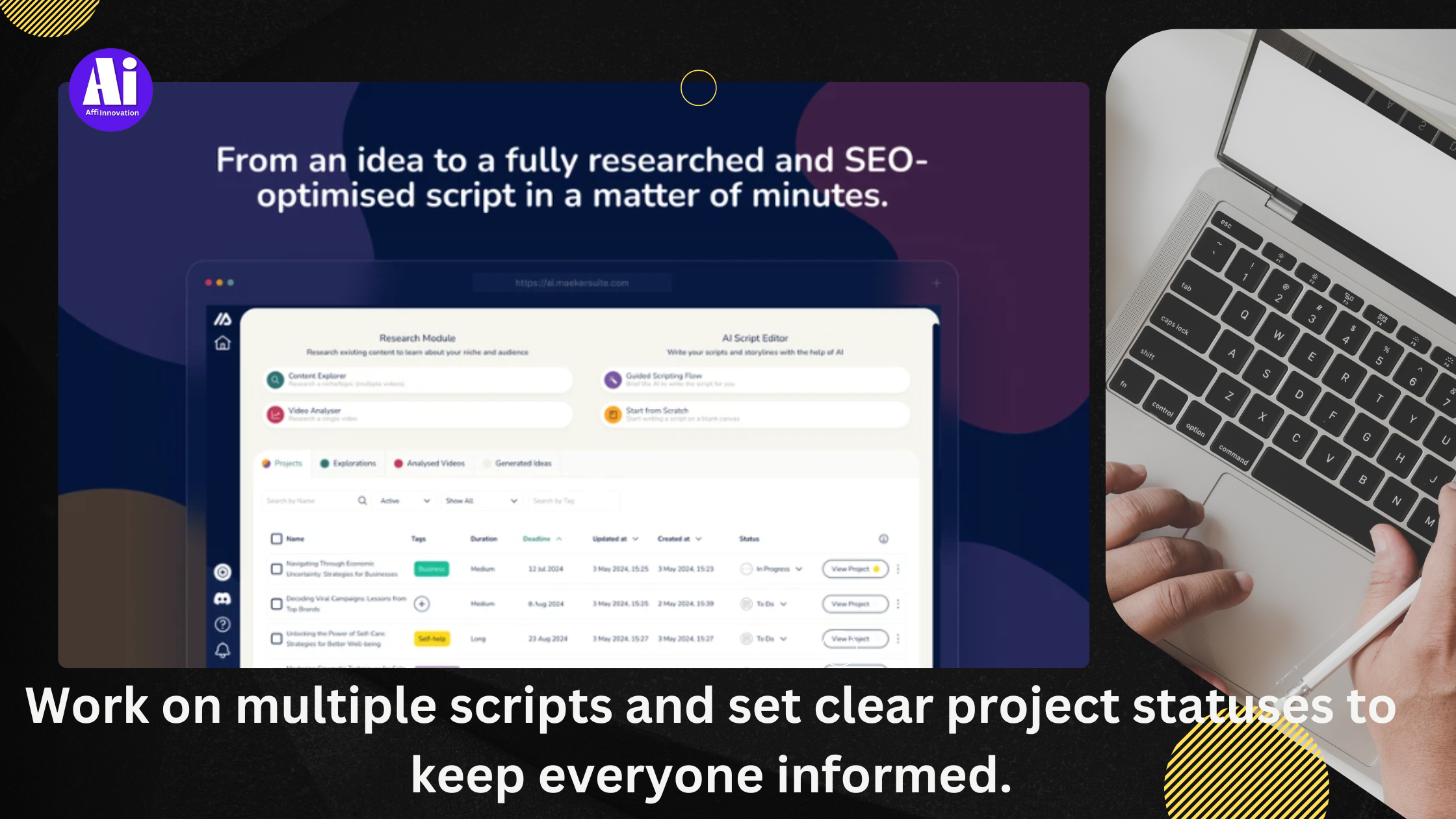 Work-on-multiple-scripts-and-set-clear-project-statuses-to-keep-everyone-informed