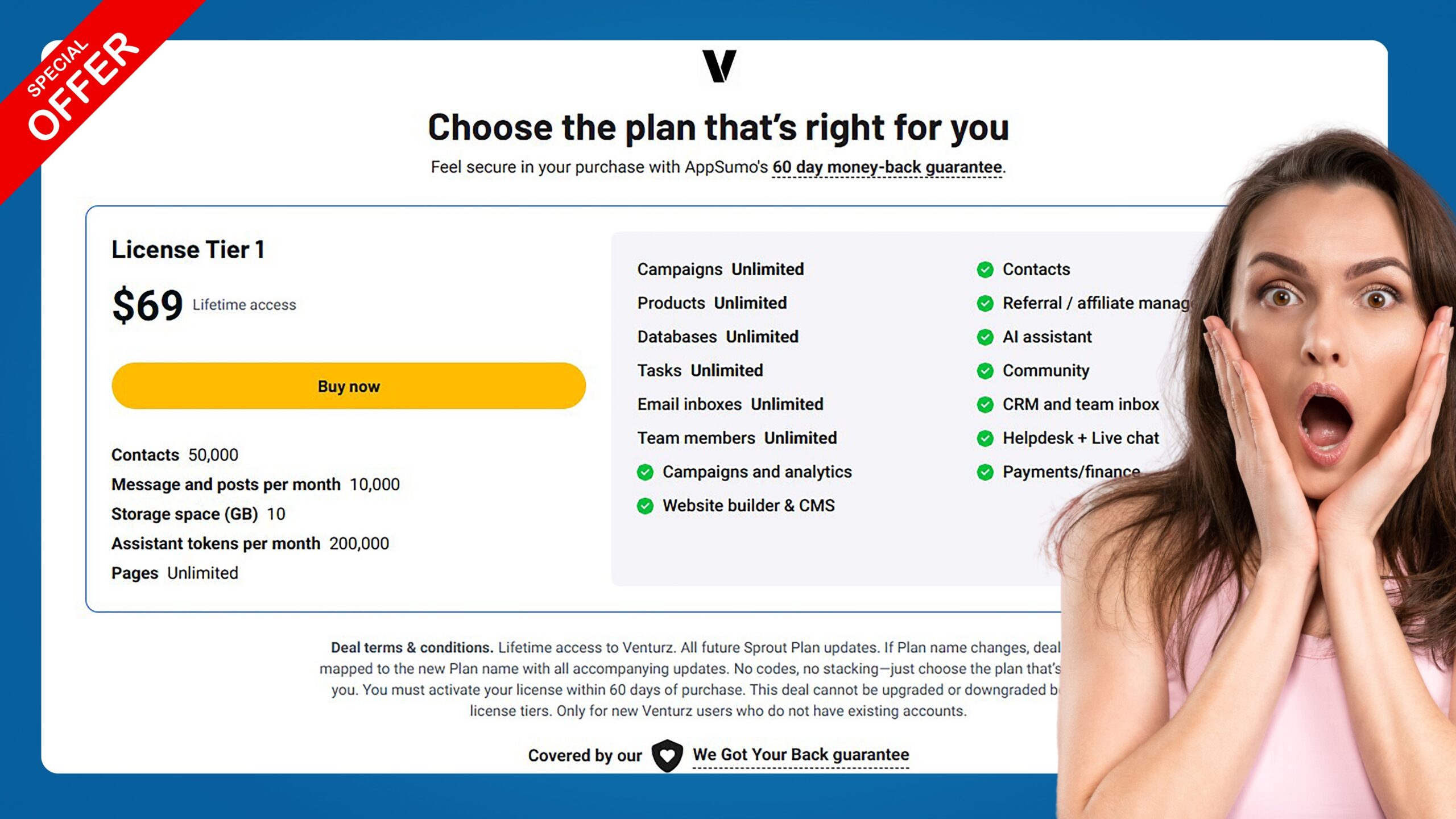 Choos the plan that's right for you