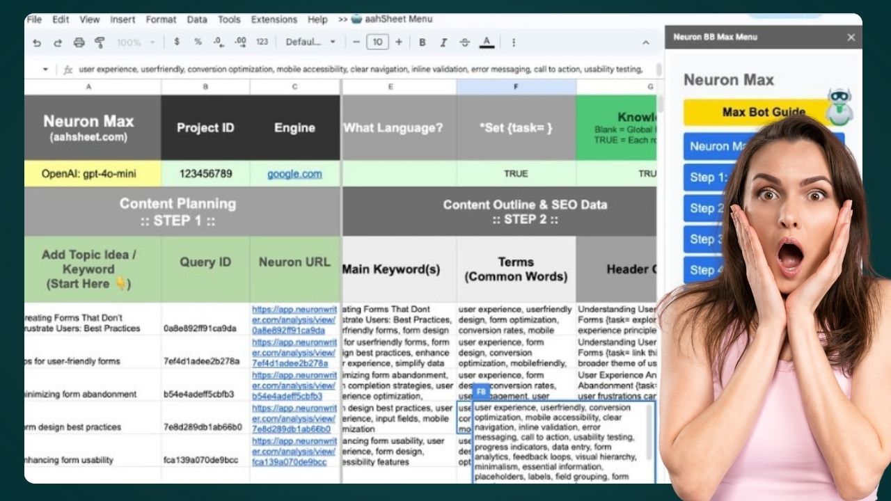 Connect yourSEO tools with AahSheet to automate and scale content creation