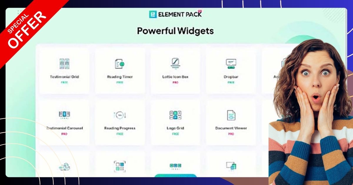 Create mega menus, sliders, carousels, and more with 290+ powerful widgets.