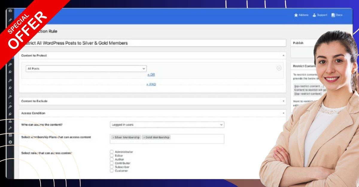 Manage plans and subscription options with a simple menu selection.
