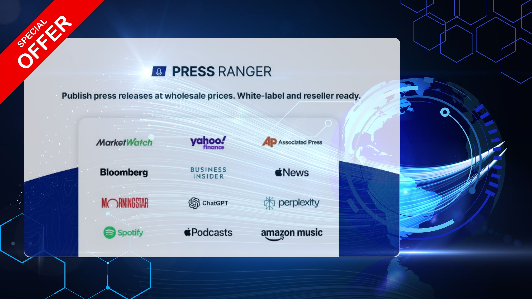 Publish with top-tier media outlets