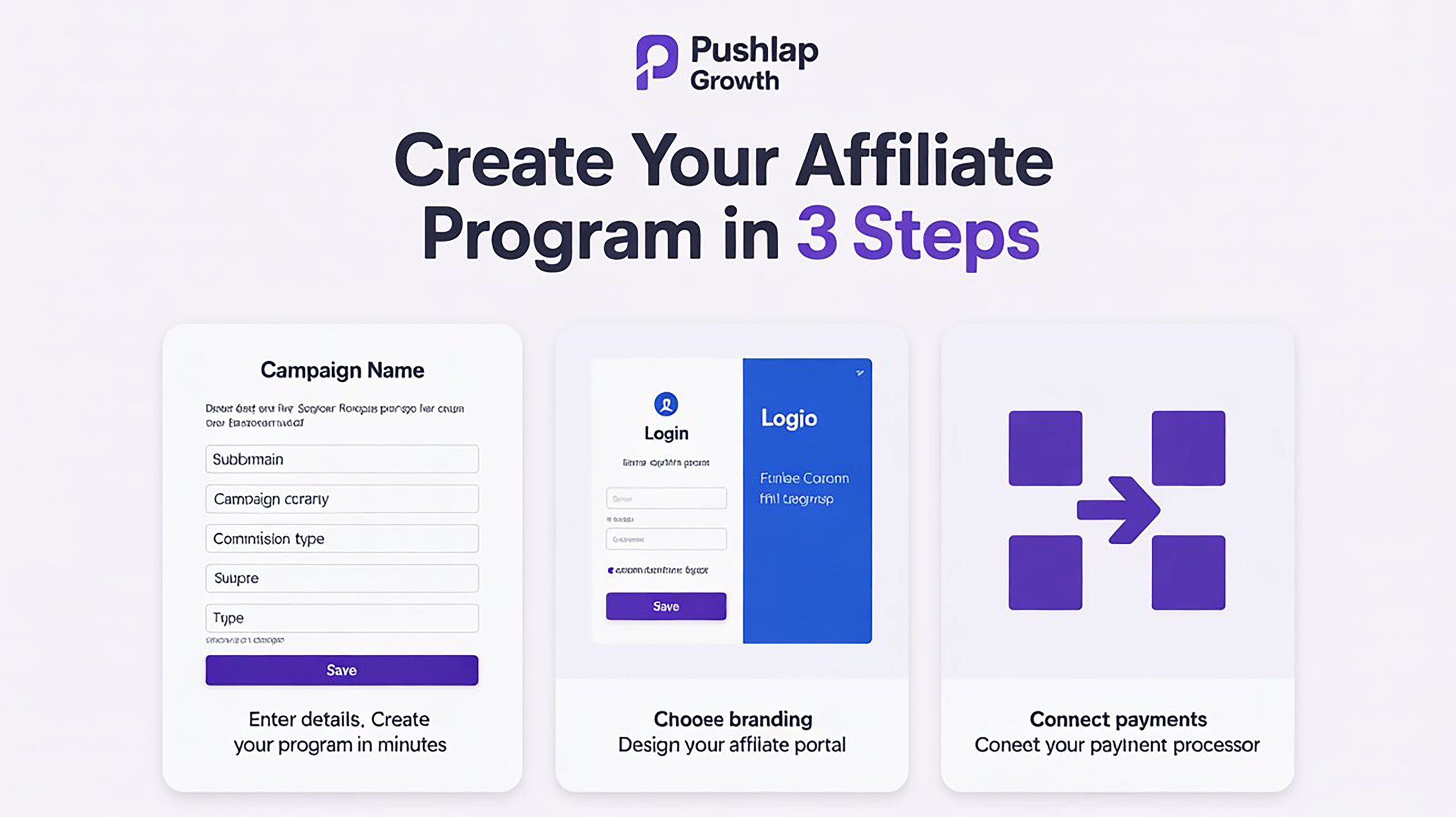 Three-Step-Guide-Create-Affiliate-Program-Pushlap-Growth-Purple-Interface-Design-Branding-Payments-scaled