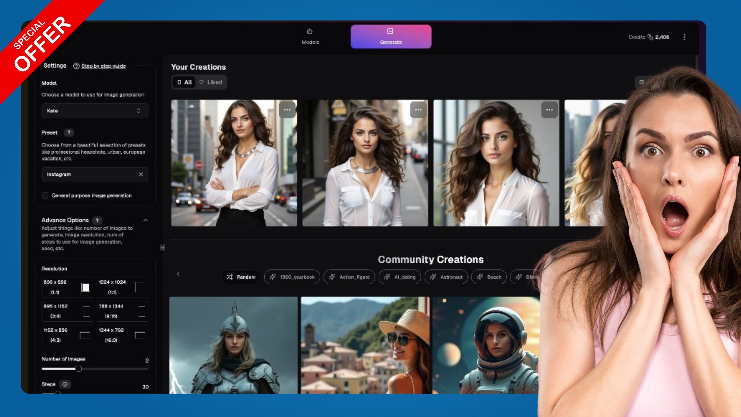 Transform your selfies into polished professional headshots with AI, so you can look your best online and attract more clients