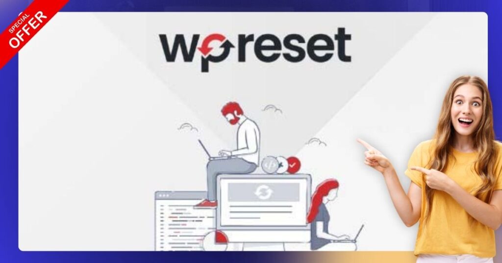 WP Reset Pro Plan plugin dashboard showing reset, snapshots, and collections options for WordPress.