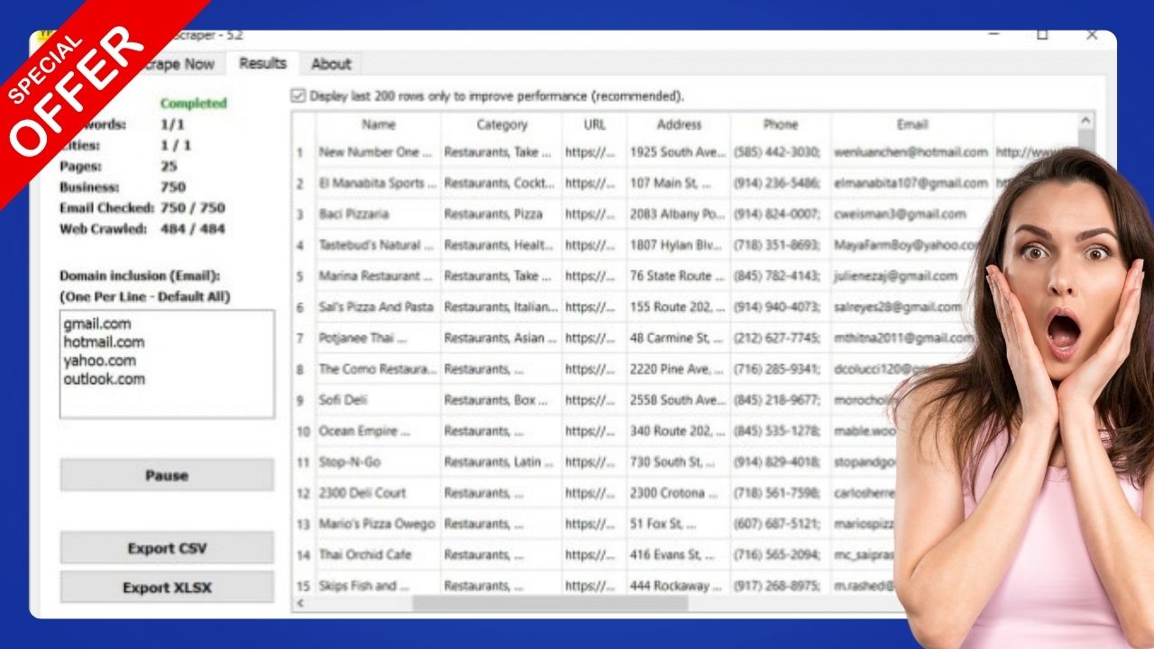 Grow your leads list with thousands to millions of local business leads