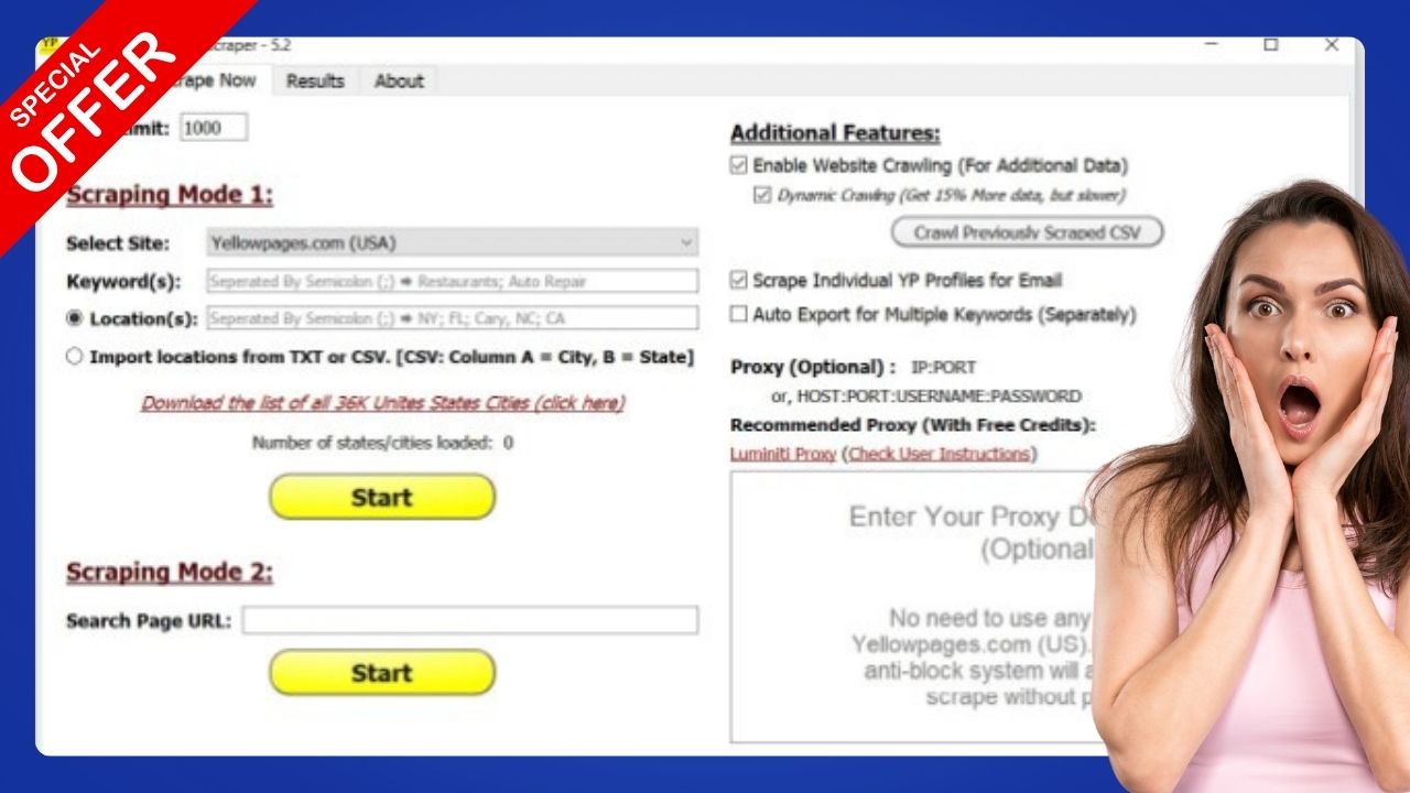 Lead generation automation tool Reoon Lead Scraper in action