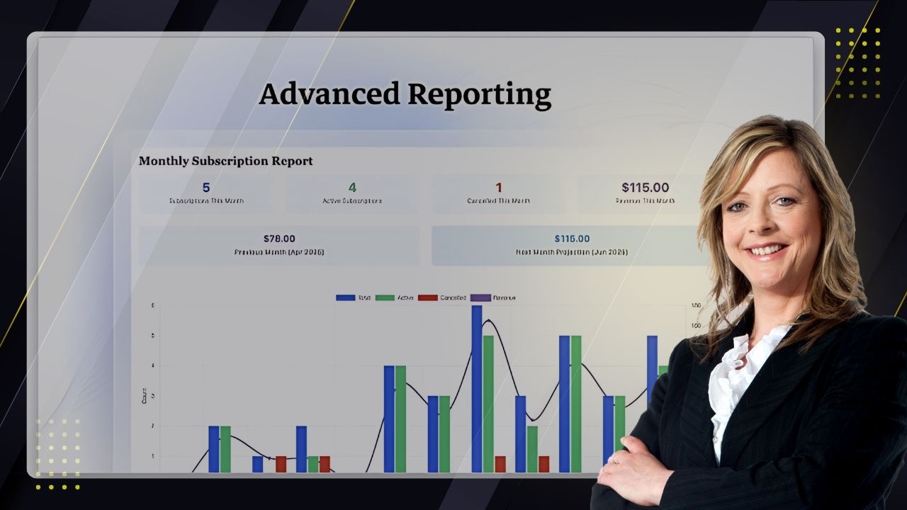 Monitor subscriptions with real-time metrics on your dashboard