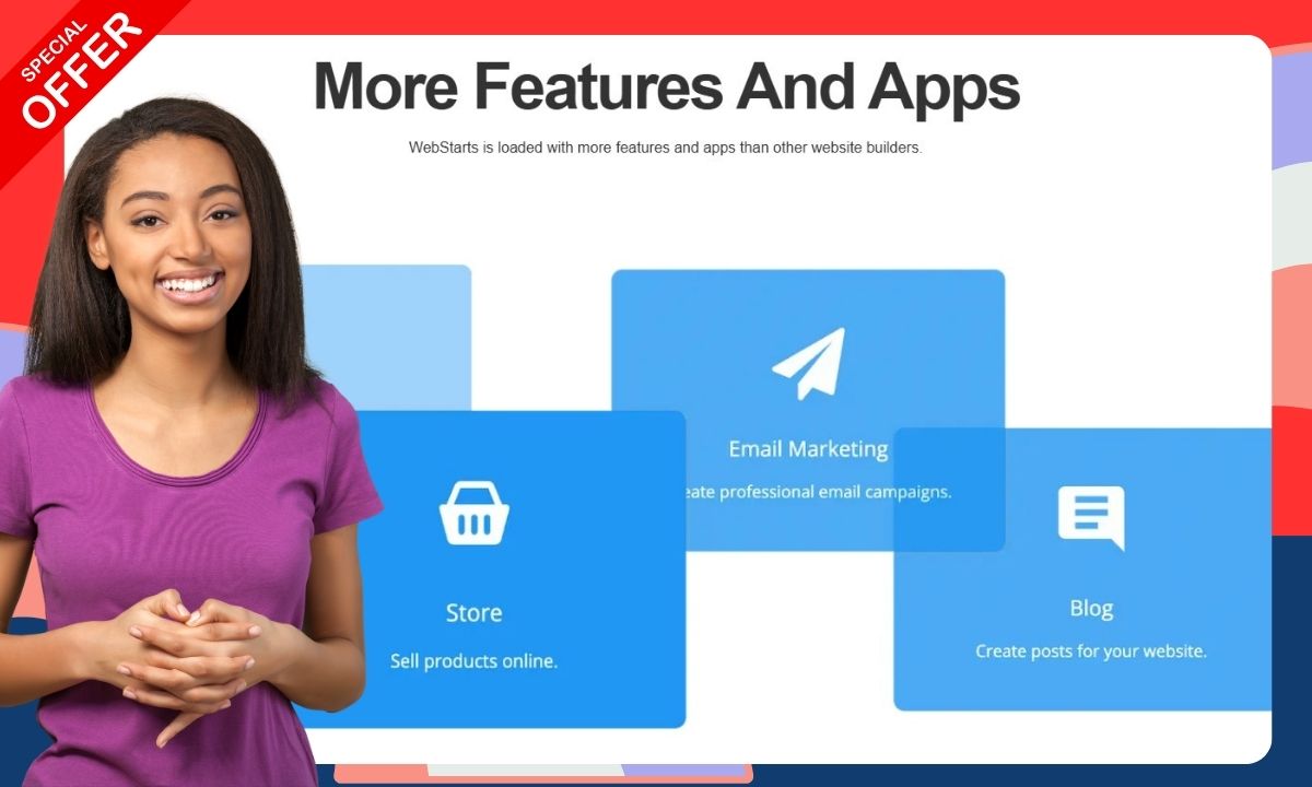 More Features And Apps on WebStarts