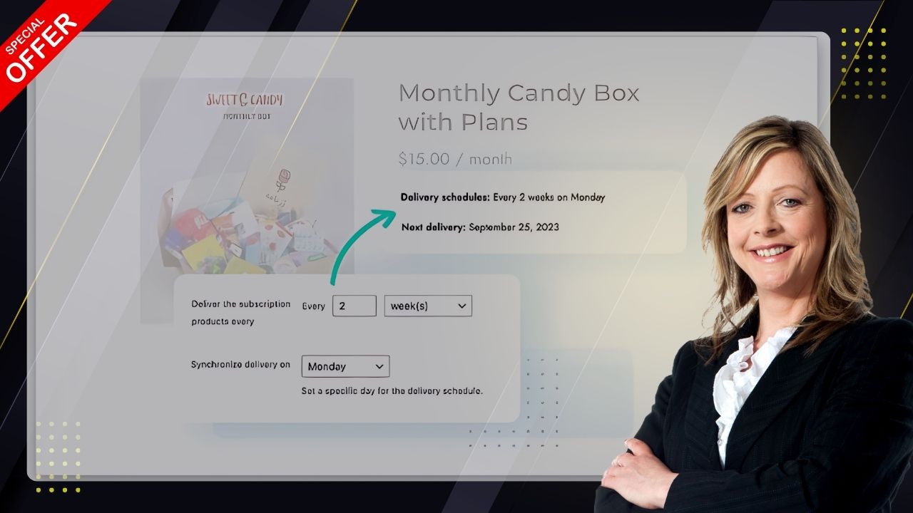 Schedule your subscription deliveries so they arrive on time