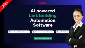 AI powered Link building Automation Software