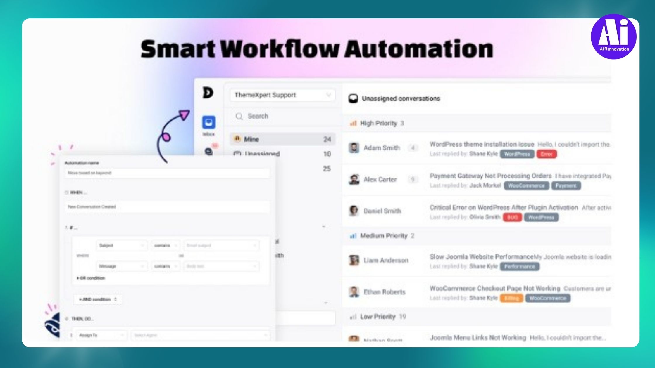 Assign workload based on a team member’s availability to keep things moving efficiently