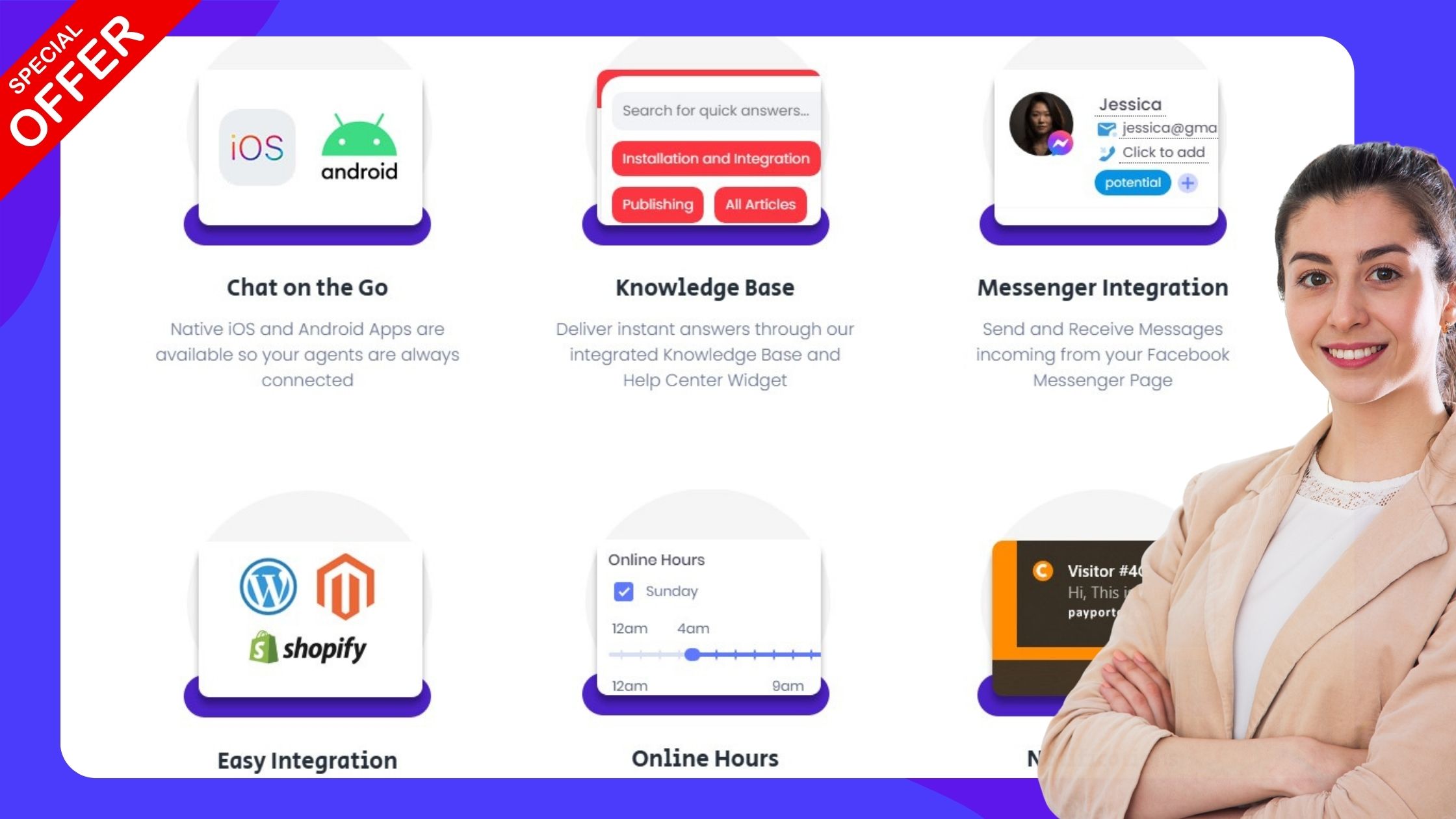 Features and tools to manage with Charla