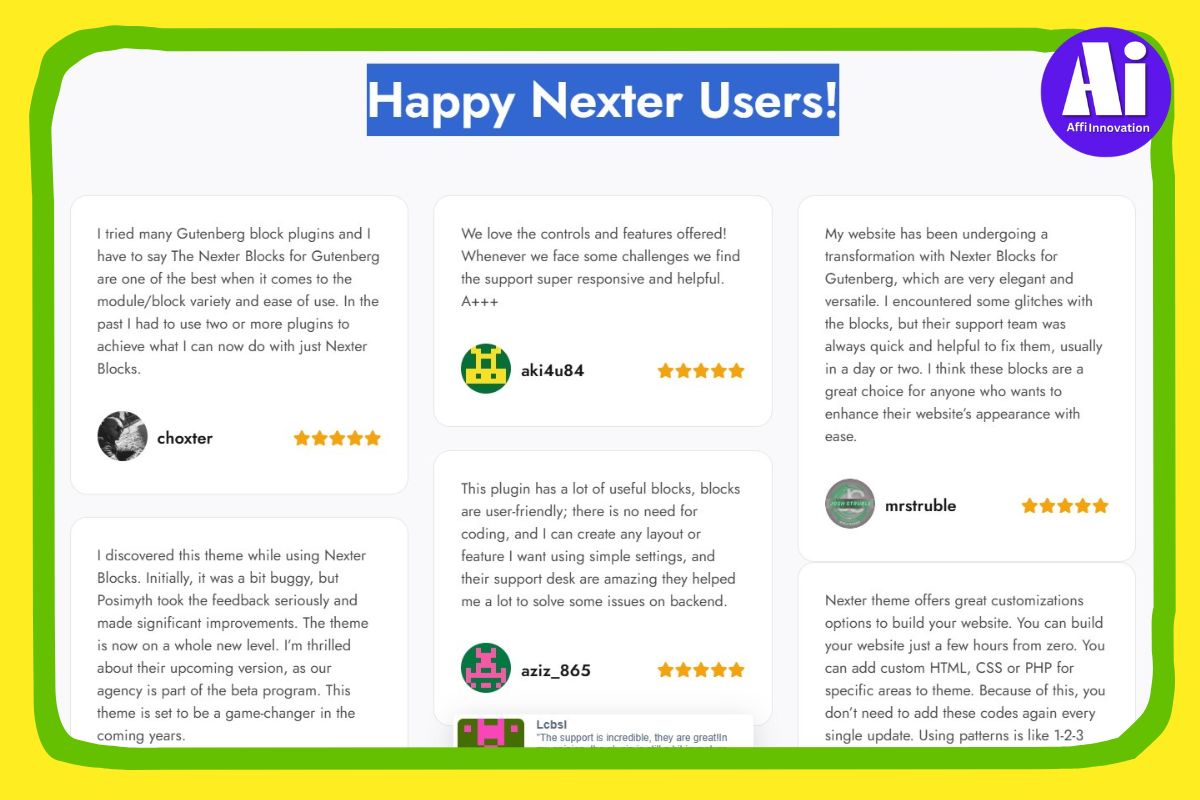 Happy Nexter Users
