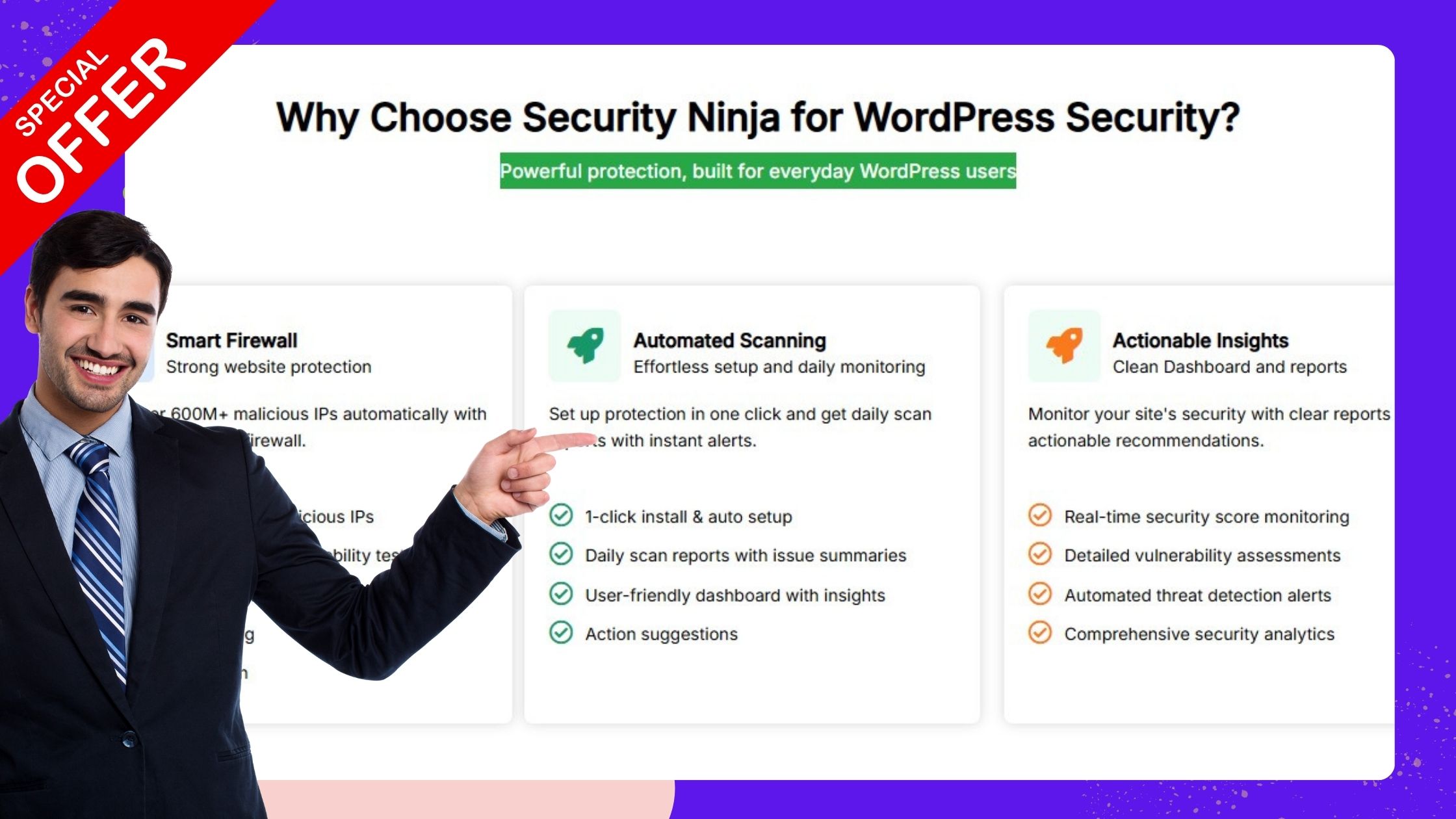 Powerful protection, built for everyday WordPress users WP Security Ninja Powerful protection, built for everyday WordPress users