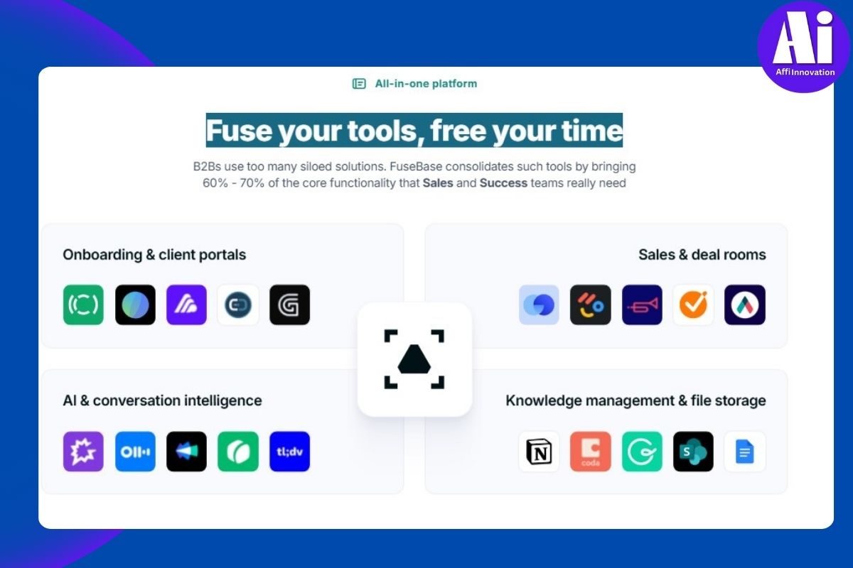 Fuse your tools, free your time