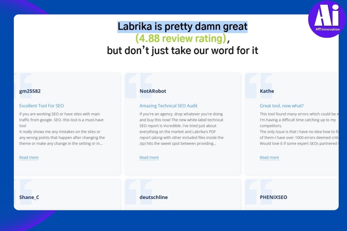 Labrika is pretty damn great