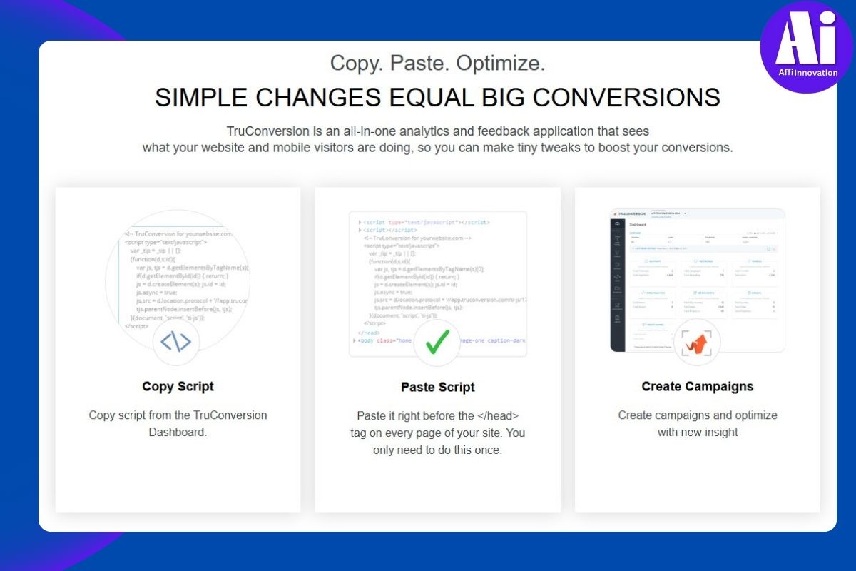 TruConversion is an all-in-one analytics and feedback application that sees