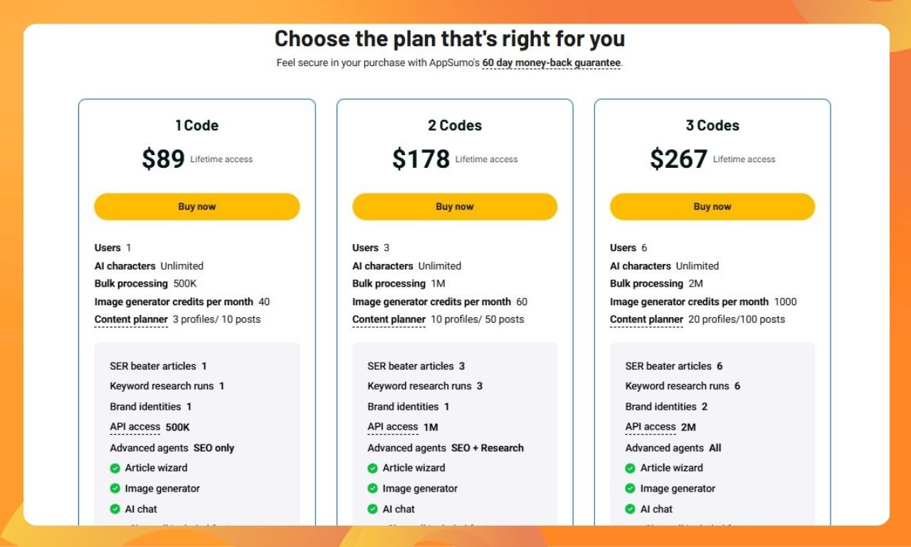 Choose the plan that's right for you