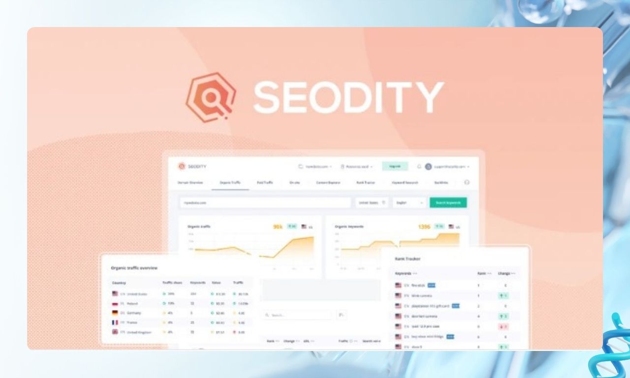 Seodity is an SEO platform packed with powerful tools for keyword research, site audits, rank tracking, backlinking, and more.